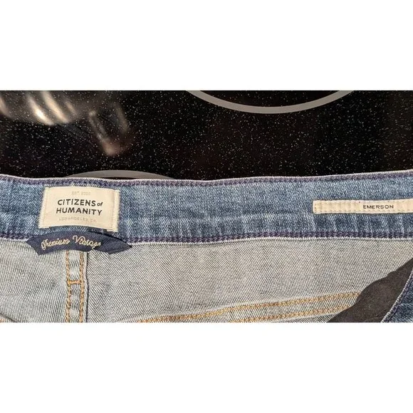 Citizens of Humanity Premium Vintage Emerson Button Fly Medium Blue Jeans - Picture 4 of 4